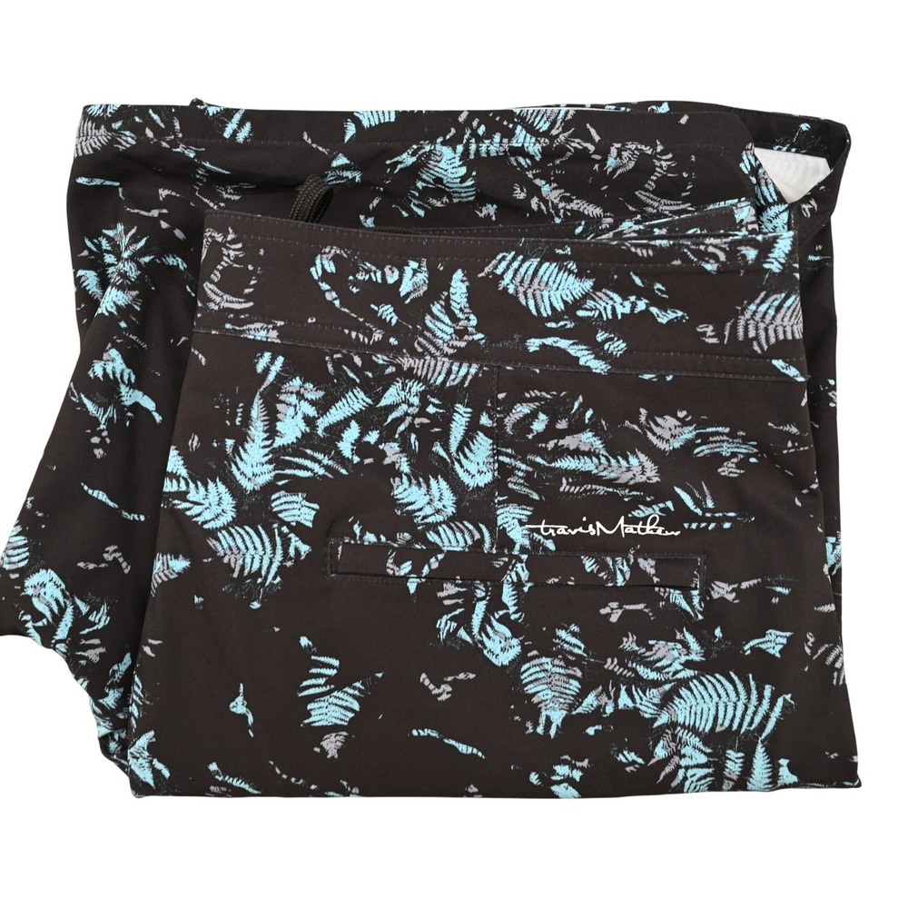 TravisMathew Inaminit Leaf Print Board Shorts Swim Trunks Mens 34 Tropical